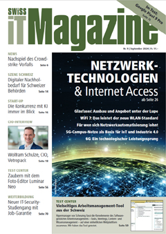 Swiss IT Magazine Cover Ausgabe 2024/itm_202409