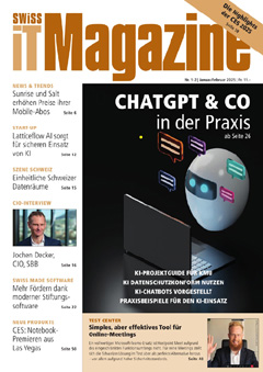 Swiss IT Magazine Cover Ausgabe 2025/itm_202501