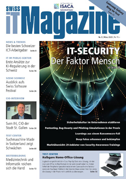 Swiss IT Magazine Cover Ausgabe 2025/itm_202503