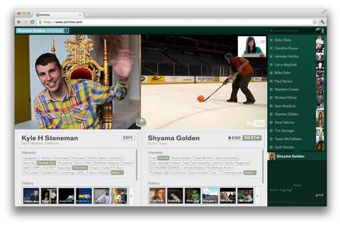 Napster-Gründer lancieren Facebook-basierten Video-Chat Airtime