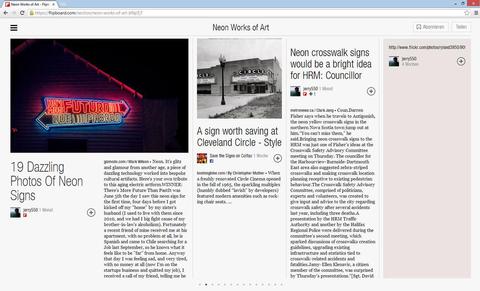 Flipboard neu als Web-Variante