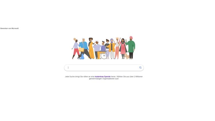 Microsoft täuscht Google-Homepage auf Bing vor