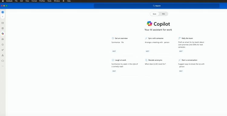 Microsoft integriert Copilot tiefer in Outlook für Mac