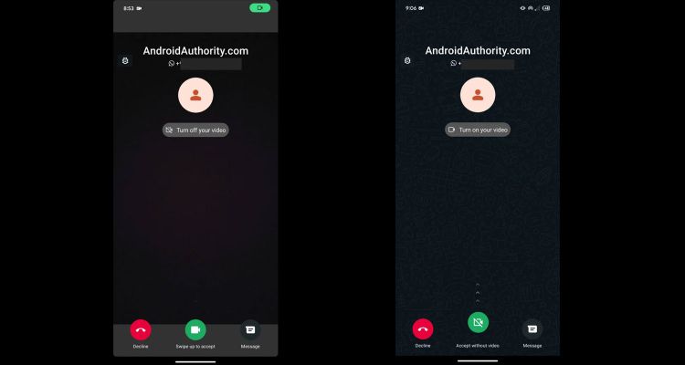 Whatsapp: Video in Videocall wird optional